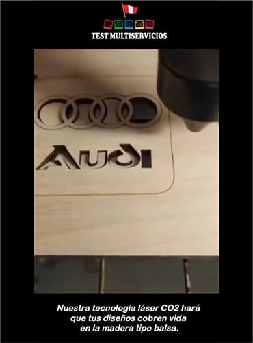 imagen de Corte Láser en Madera Tipo Balsa con hipervínculo a video