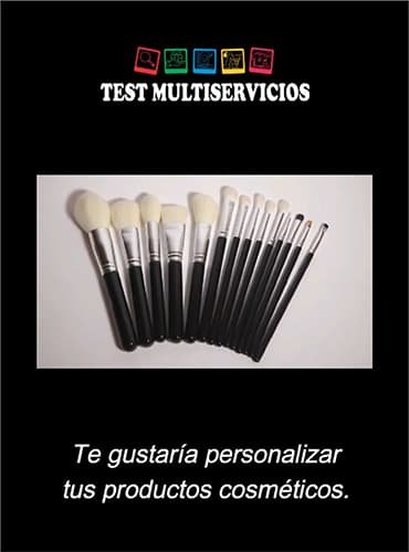 imagen de grabado láser en productos de belleza o cosméticos con hipervínculo a video