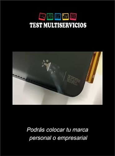 Imagen de grabado láser en cuero y biocuero con hipervínculo a video