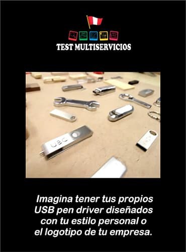 Imagen de USB grabado a láser con hipervínculo a video